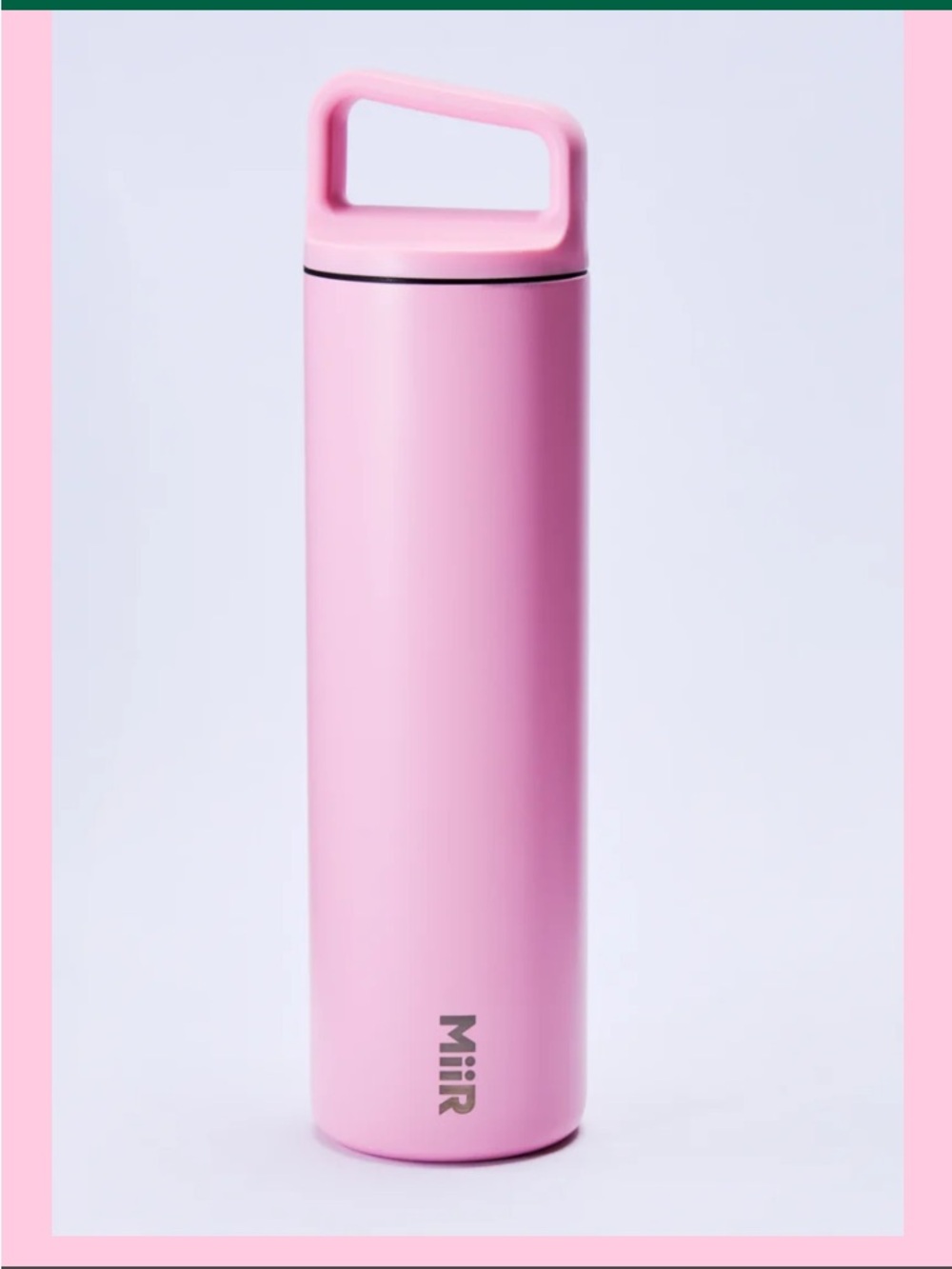 Starbucks x Miir pink stainless steel water bottle 20-ounce